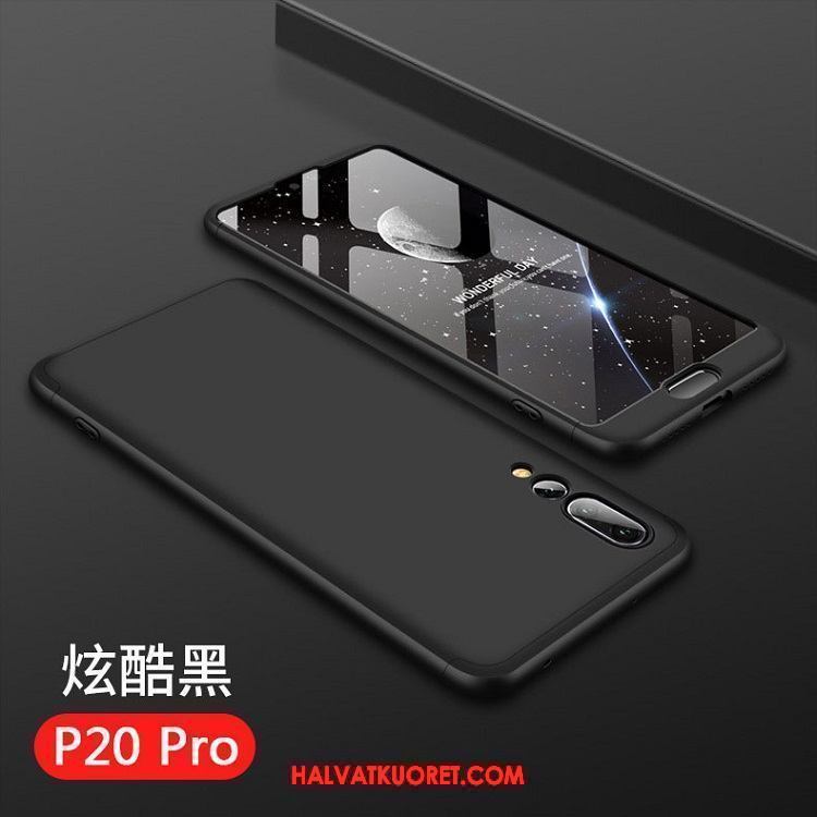 Huawei P20 Pro Kuoret Pinkki Rengas Pesty Suede, Huawei P20 Pro Kuori Karkaisu Trendi