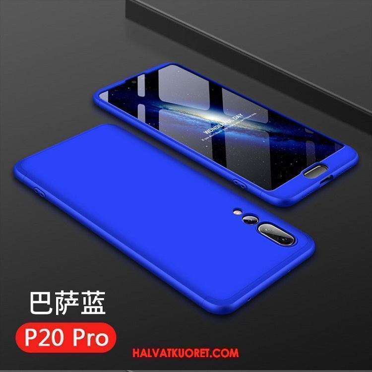 Huawei P20 Pro Kuoret Pinkki Rengas Pesty Suede, Huawei P20 Pro Kuori Karkaisu Trendi