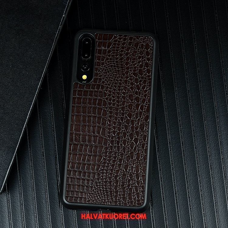 Huawei P20 Pro Kuoret Puhelimen Kotelo Silikoni, Huawei P20 Pro Kuori Murtumaton Musta