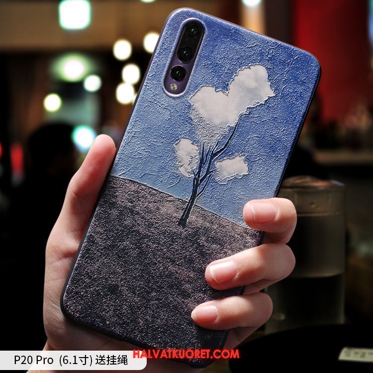 Huawei P20 Pro Kuoret Puhelimen Punainen Silikoni, Huawei P20 Pro Kuori Persoonallisuus Luova