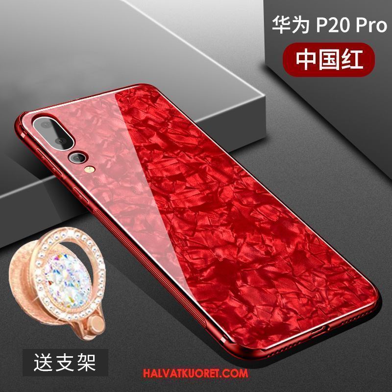 Huawei P20 Pro Kuoret Rakastunut Luova Musta, Huawei P20 Pro Kuori Murtumaton Net Red