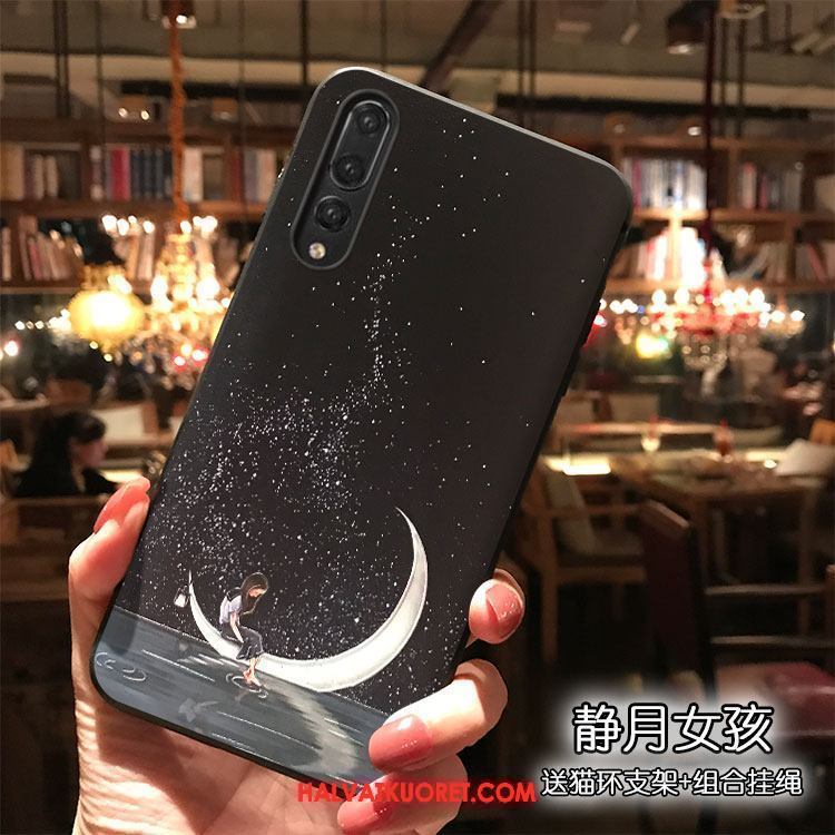 Huawei P20 Pro Kuoret Sarjakuva Kotelo Tuki, Huawei P20 Pro Kuori Silikoni Ihana