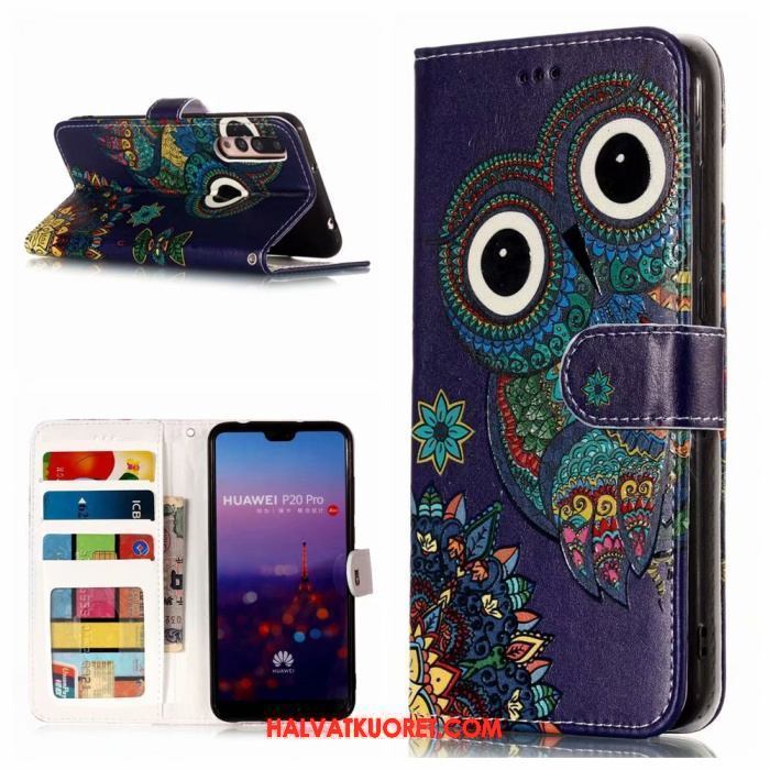 Huawei P20 Pro Kuoret Sarjakuva Murtumaton Pehmeä Neste, Huawei P20 Pro Kuori Violetti