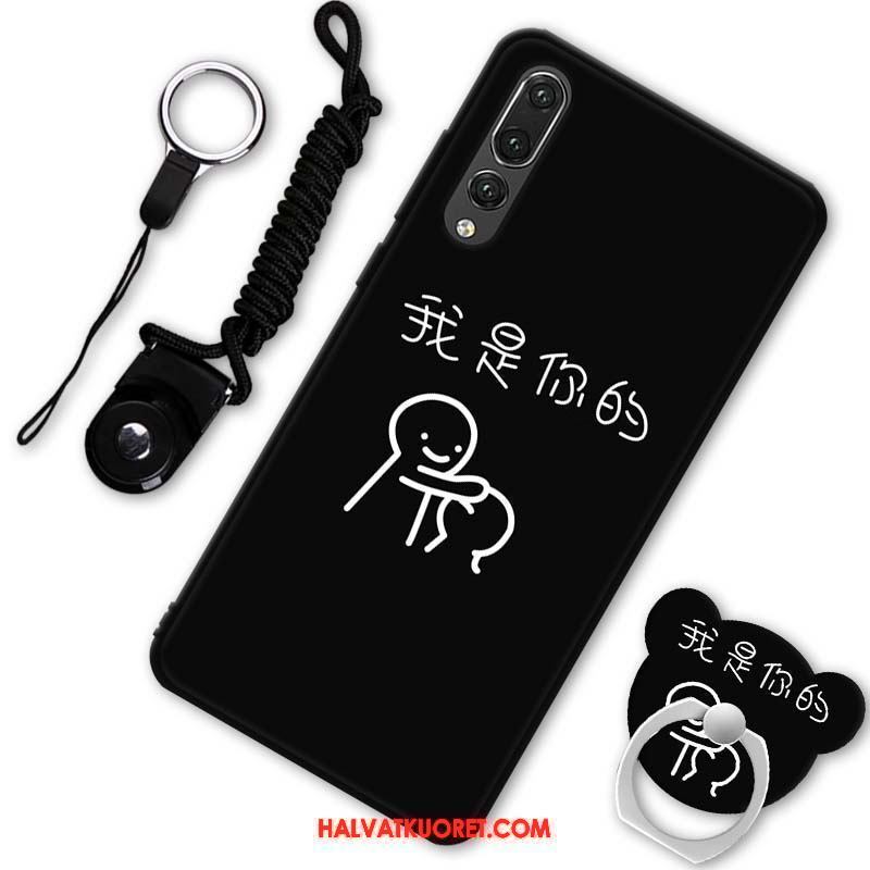 Huawei P20 Pro Kuoret Sarjakuva Pehmeä Neste, Huawei P20 Pro Kuori Punainen Puhelimen