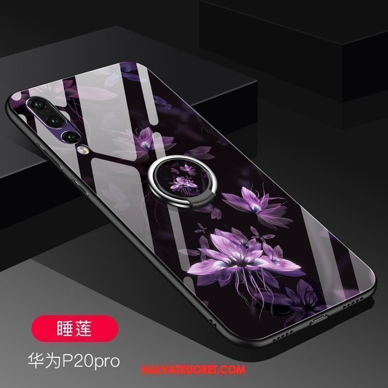 Huawei P20 Pro Kuoret Silikoni Trendi All Inclusive, Huawei P20 Pro Kuori Ihana Musta