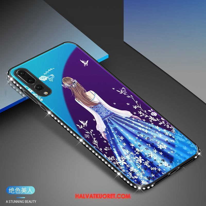 Huawei P20 Pro Kuoret Sininen Musta, Huawei P20 Pro Kuori Puhelimen Lasi