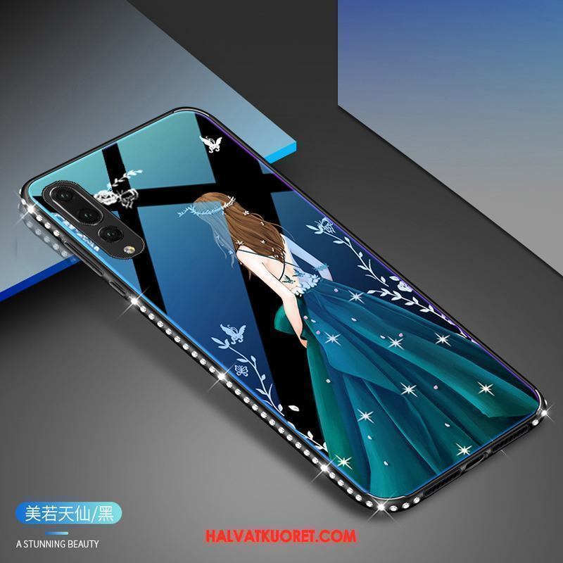 Huawei P20 Pro Kuoret Sininen Musta, Huawei P20 Pro Kuori Puhelimen Lasi