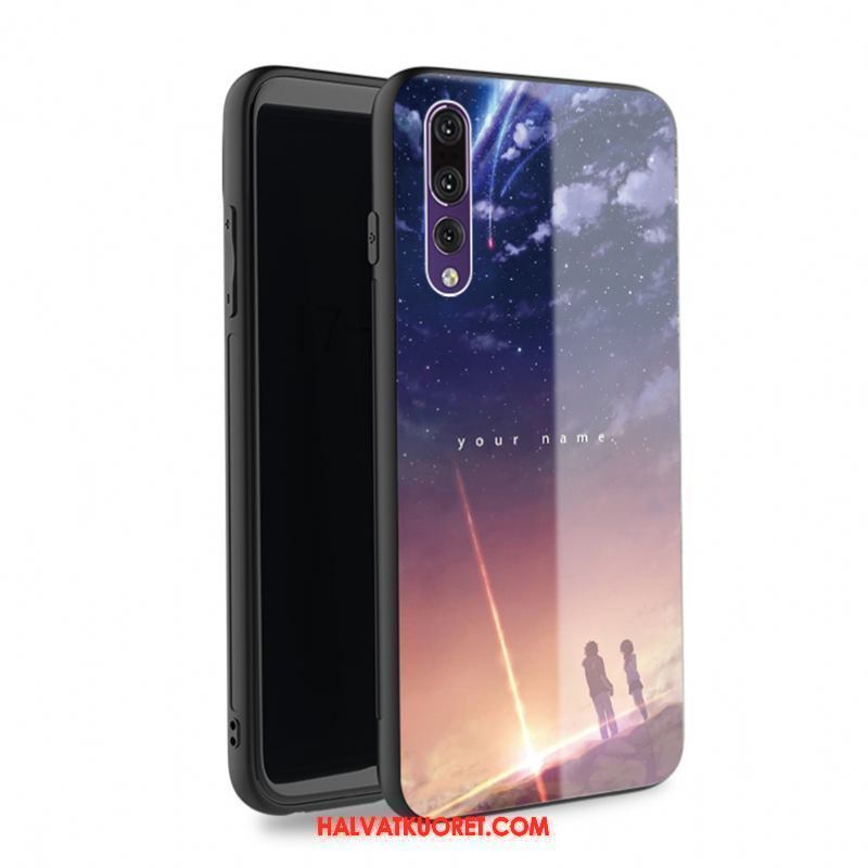 Huawei P20 Pro Kuoret Uusi Lasi Kotelo, Huawei P20 Pro Kuori Karkaisu Violetti