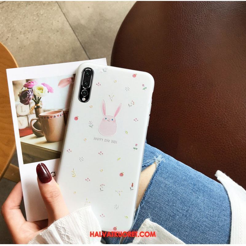 Huawei P20 Pro Kuoret Uusi Valkoinen, Huawei P20 Pro Kuori Pehmeä Neste Kotelo