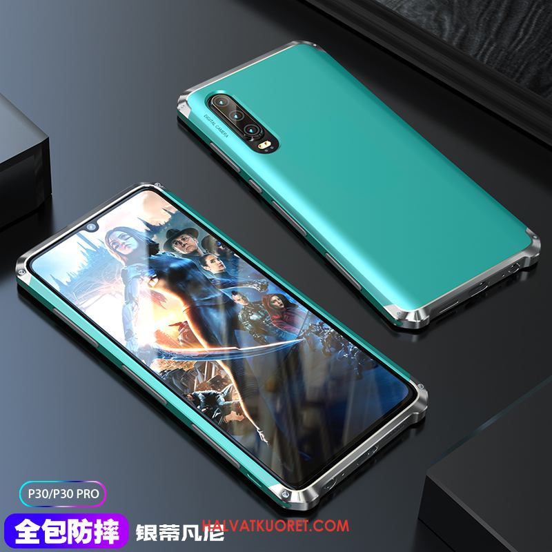 Huawei P30 Kuoret All Inclusive Ohut Metalli, Huawei P30 Kuori Murtumaton Uusi