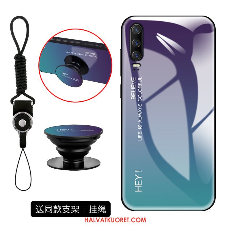 Huawei P30 Kuoret Karkaisu Suojaus Kaltevuus, Huawei P30 Kuori Silikoni Murtumaton