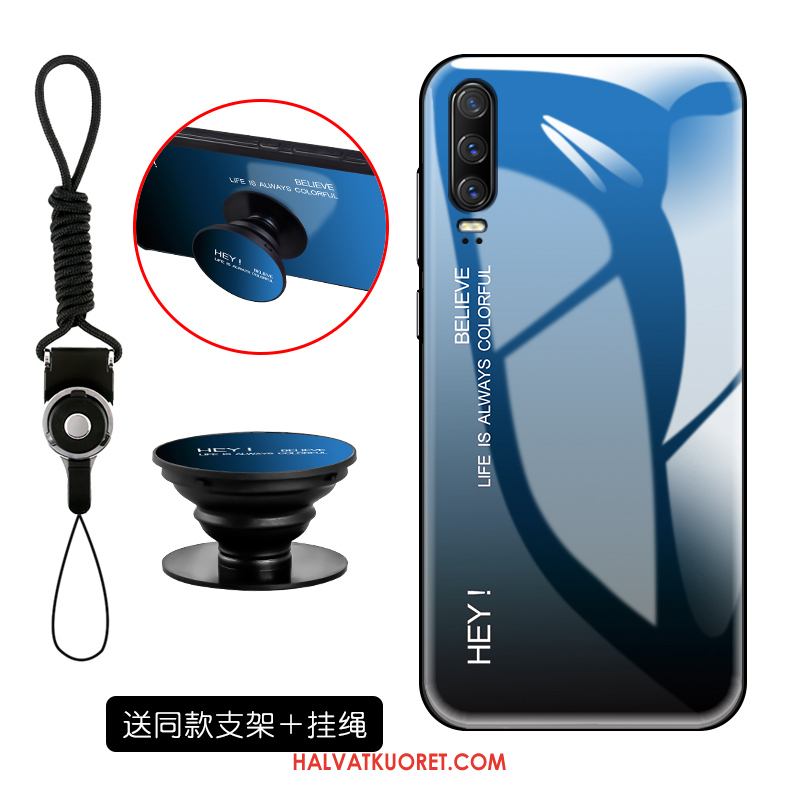 Huawei P30 Kuoret Karkaisu Suojaus Kaltevuus, Huawei P30 Kuori Silikoni Murtumaton