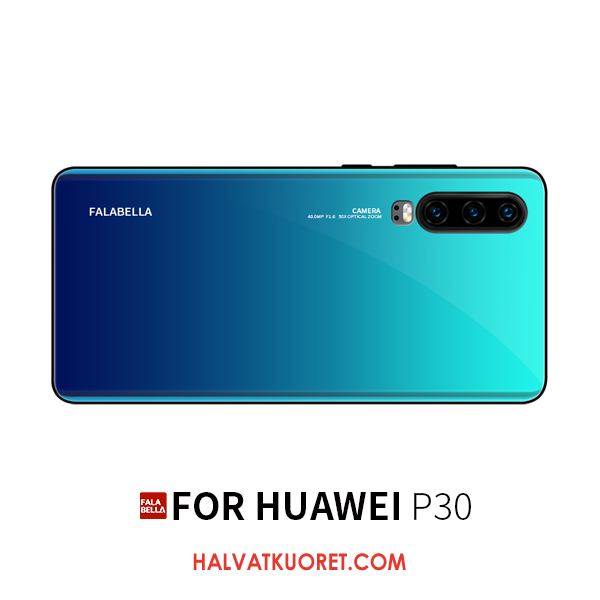 Huawei P30 Kuoret Lasi Ripustettavat Koristeet Uusi, Huawei P30 Kuori Tide-brändi Puhelimen