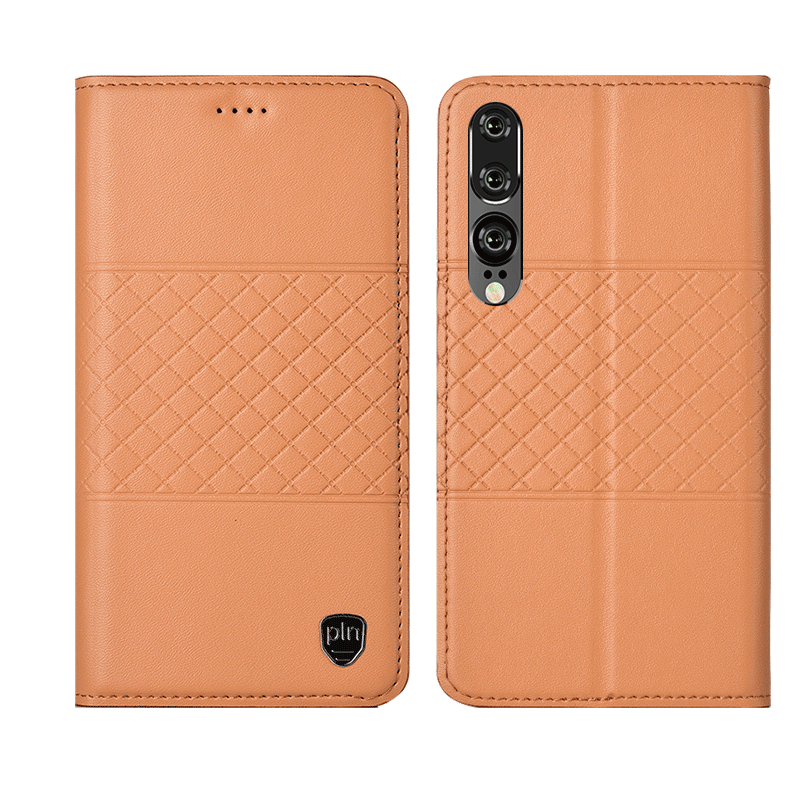 Huawei P30 Kuoret Murtumaton Ruudukko, Huawei P30 Kuori Suojaus Silikoni Braun