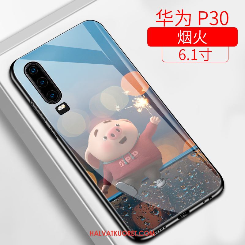 Huawei P30 Kuoret Puhelimen Net Red Silikoni, Huawei P30 Kuori Pieni Ihana