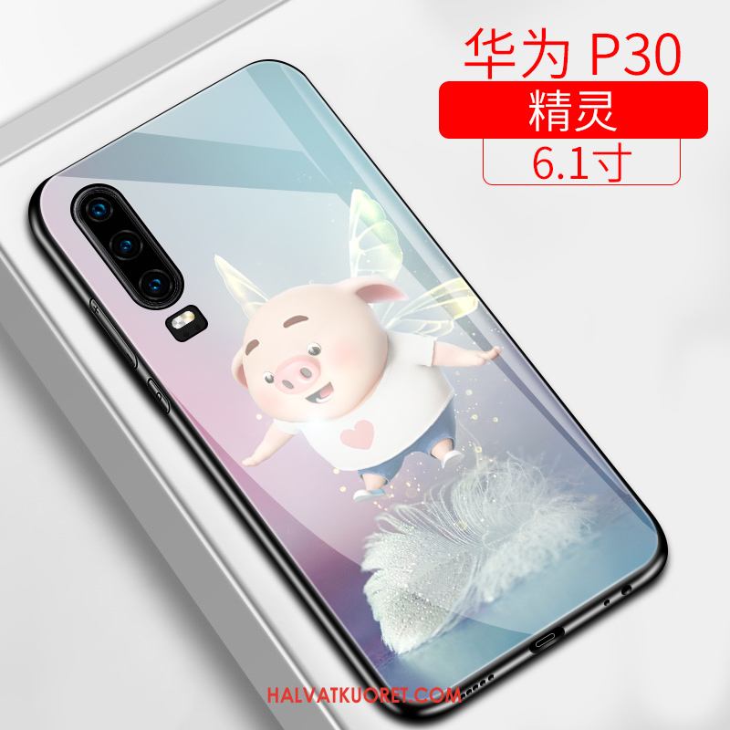 Huawei P30 Kuoret Puhelimen Net Red Silikoni, Huawei P30 Kuori Pieni Ihana