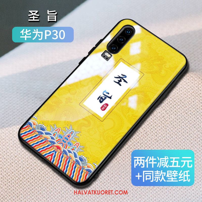 Huawei P30 Kuoret Rakastunut Lasi, Huawei P30 Kuori Kiinalainen Tyyli All Inclusive