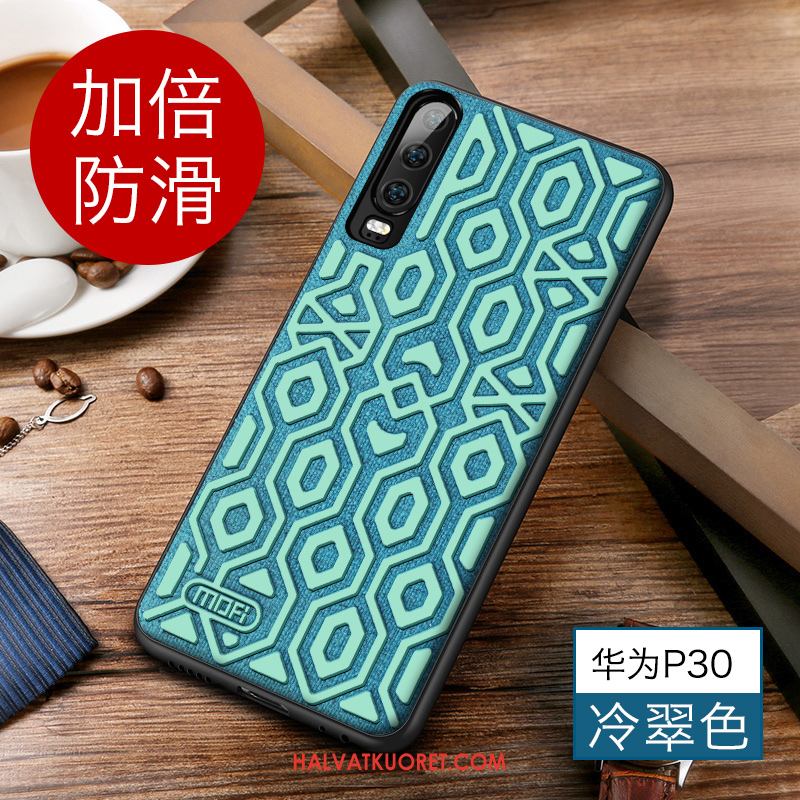 Huawei P30 Kuoret Silikoni All Inclusive Ohut, Huawei P30 Kuori Murtumaton Suojaus