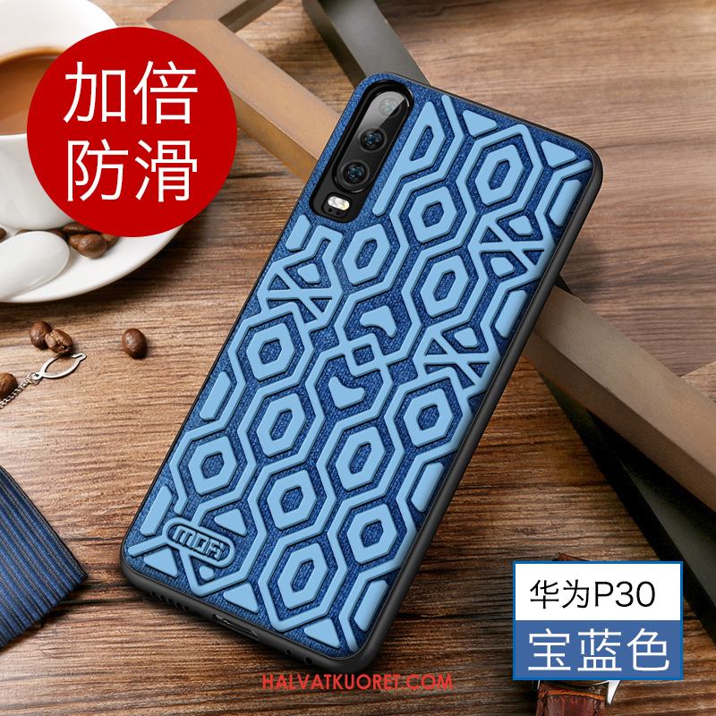 Huawei P30 Kuoret Silikoni All Inclusive Ohut, Huawei P30 Kuori Murtumaton Suojaus