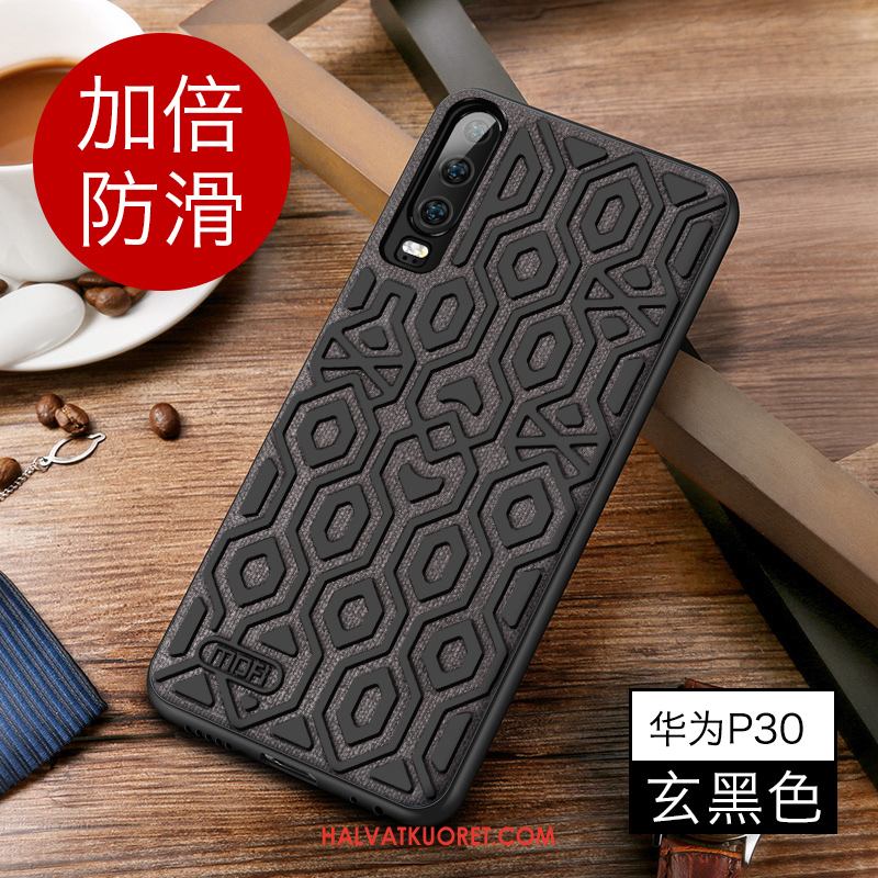 Huawei P30 Kuoret Silikoni All Inclusive Ohut, Huawei P30 Kuori Murtumaton Suojaus