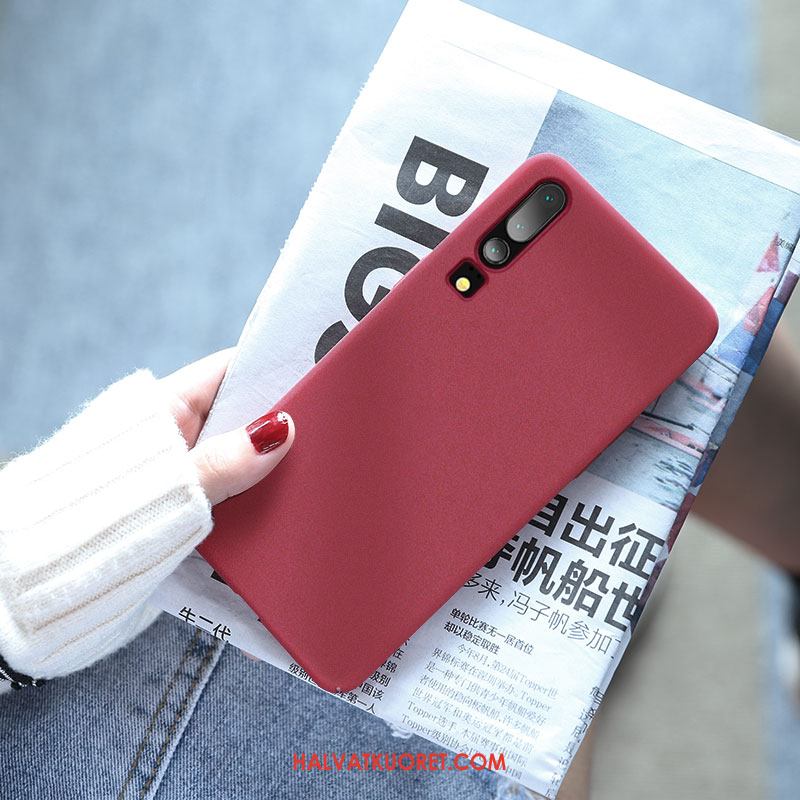 Huawei P30 Kuoret Vaalean Murtumaton, Huawei P30 Kuori Nuoret Pesty Suede