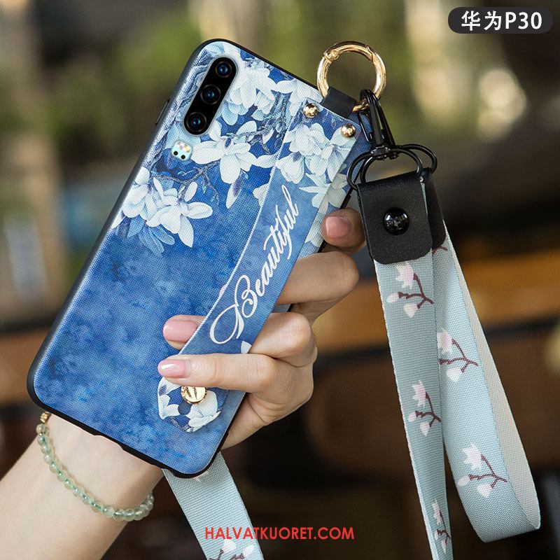 Huawei P30 Kuoret Yksinkertainen Suojaus Silikoni, Huawei P30 Kuori All Inclusive Taide