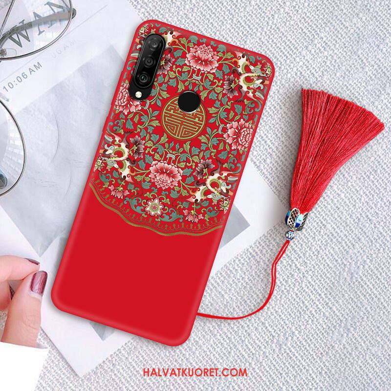 Huawei P30 Lite Kuoret Fringed Murtumaton Musta, Huawei P30 Lite Kuori All Inclusive Suuntaus