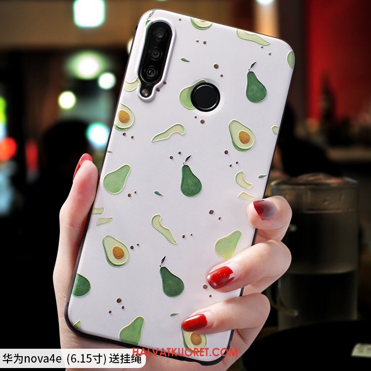 Huawei P30 Lite Kuoret Silikoni Jauhe Luova, Huawei P30 Lite Kuori Pehmeä Neste Sarjakuva