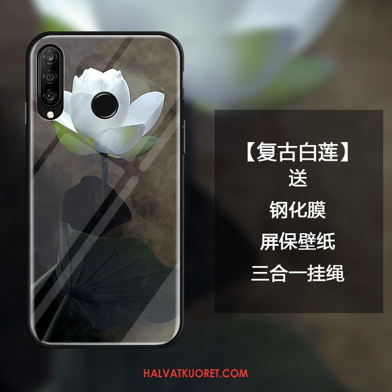 Huawei P30 Lite Kuoret Ylellisyys Kotelo, Huawei P30 Lite Kuori Musta Murtumaton