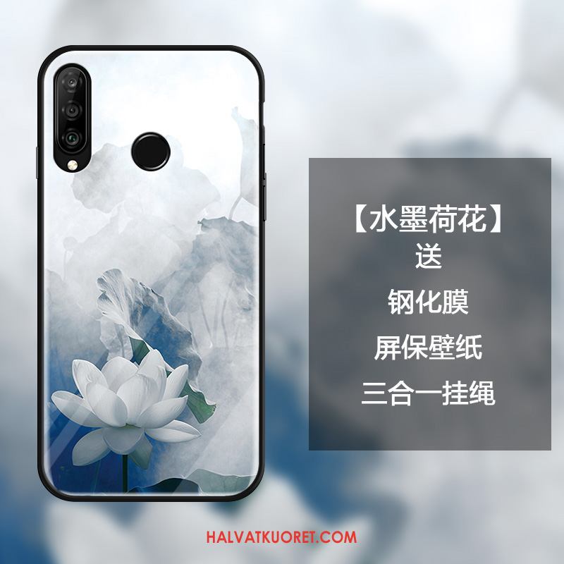 Huawei P30 Lite Kuoret Ylellisyys Kotelo, Huawei P30 Lite Kuori Musta Murtumaton