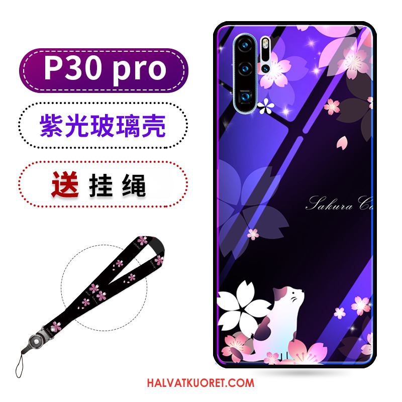 Huawei P30 Pro Kuoret Luova Silikoni Tide-brändi, Huawei P30 Pro Kuori Lasi Puhelimen