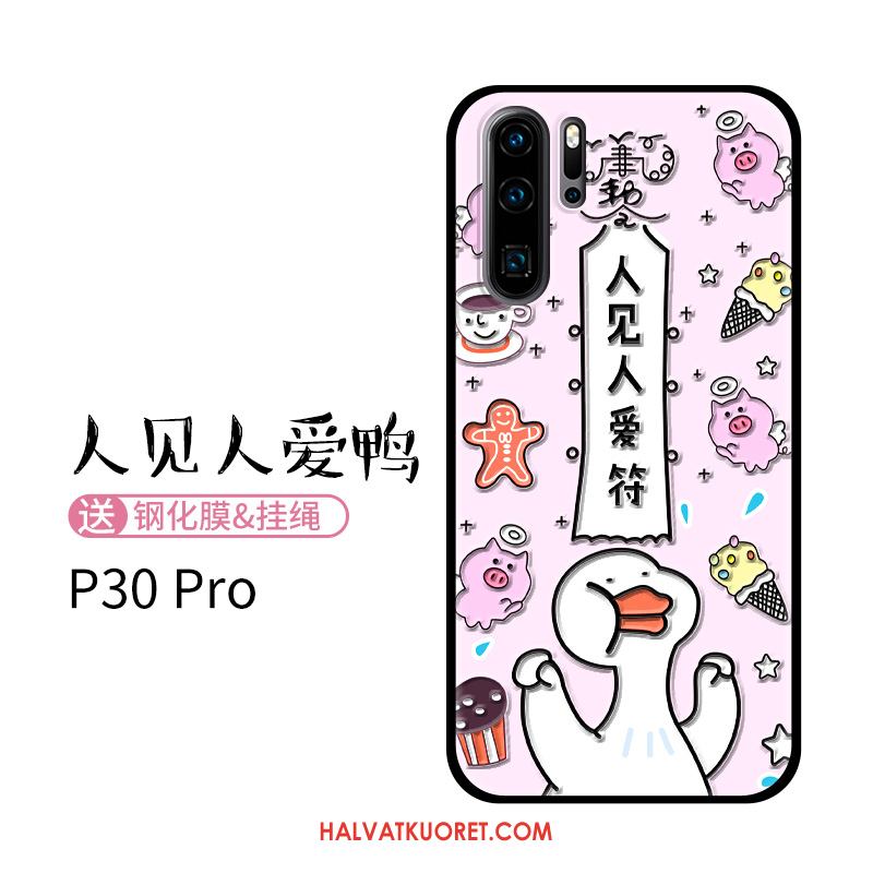 Huawei P30 Pro Kuoret Murtumaton Silikoni Pesty Suede, Huawei P30 Pro Kuori Puhelimen Ankka