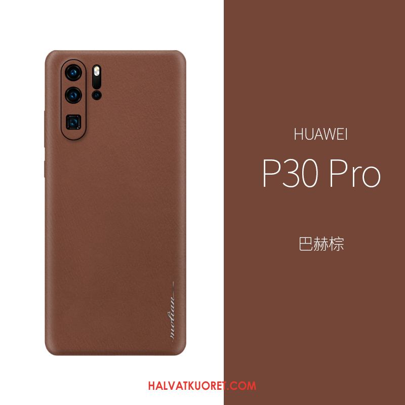 Huawei P30 Pro Kuoret Nahkakotelo Persoonallisuus Puhelimen, Huawei P30 Pro Kuori Murtumaton Trendi Braun