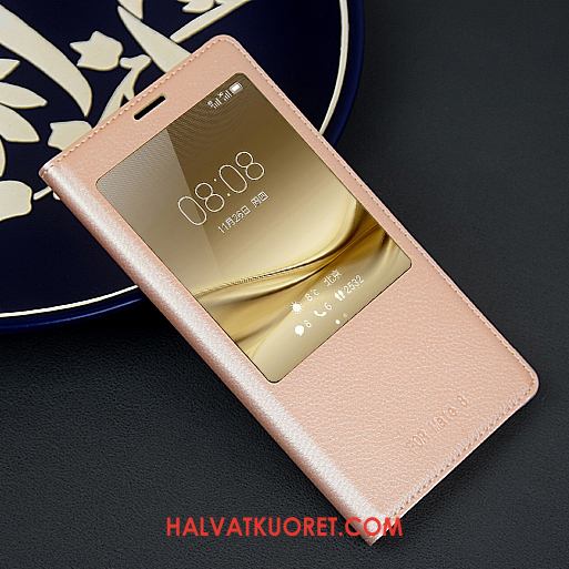 Huawei P30 Pro Kuoret Nahkakotelo Puhelimen Kulta, Huawei P30 Pro Kuori Pinkki