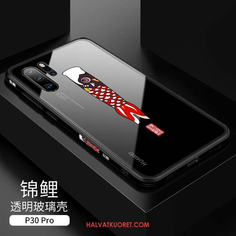 Huawei P30 Pro Kuoret Ohut All Inclusive Suojaus, Huawei P30 Pro Kuori Sininen Kiinalainen Tyyli