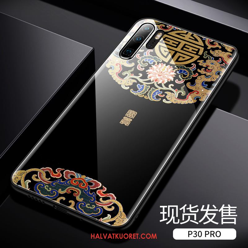 Huawei P30 Pro Kuoret Peili Puhelimen Vihreä, Huawei P30 Pro Kuori Lasi Kotelo