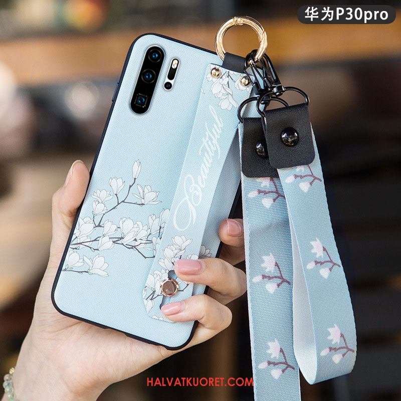 Huawei P30 Pro Kuoret Pieni All Inclusive Silikoni, Huawei P30 Pro Kuori Pesty Suede Yksinkertainen