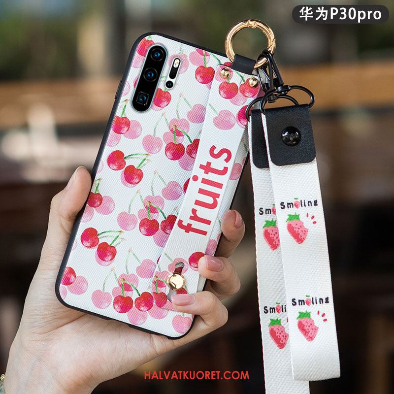 Huawei P30 Pro Kuoret Pieni All Inclusive Silikoni, Huawei P30 Pro Kuori Pesty Suede Yksinkertainen