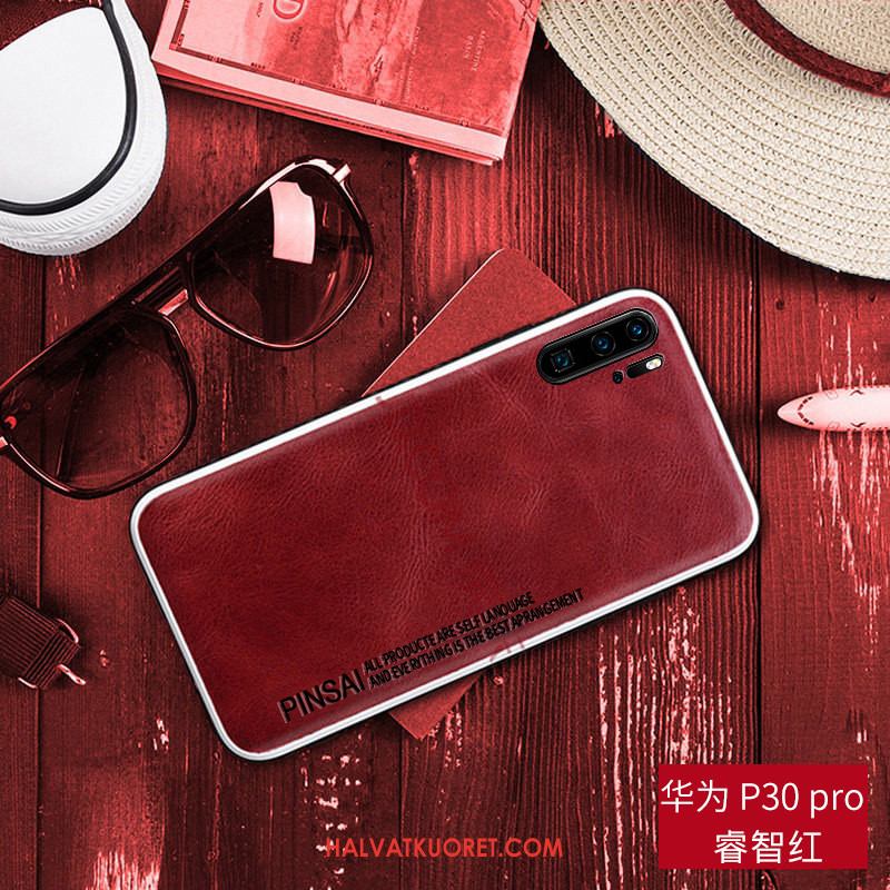 Huawei P30 Pro Kuoret Puhelimen All Inclusive Kotelo, Huawei P30 Pro Kuori Tide-brändi Musta