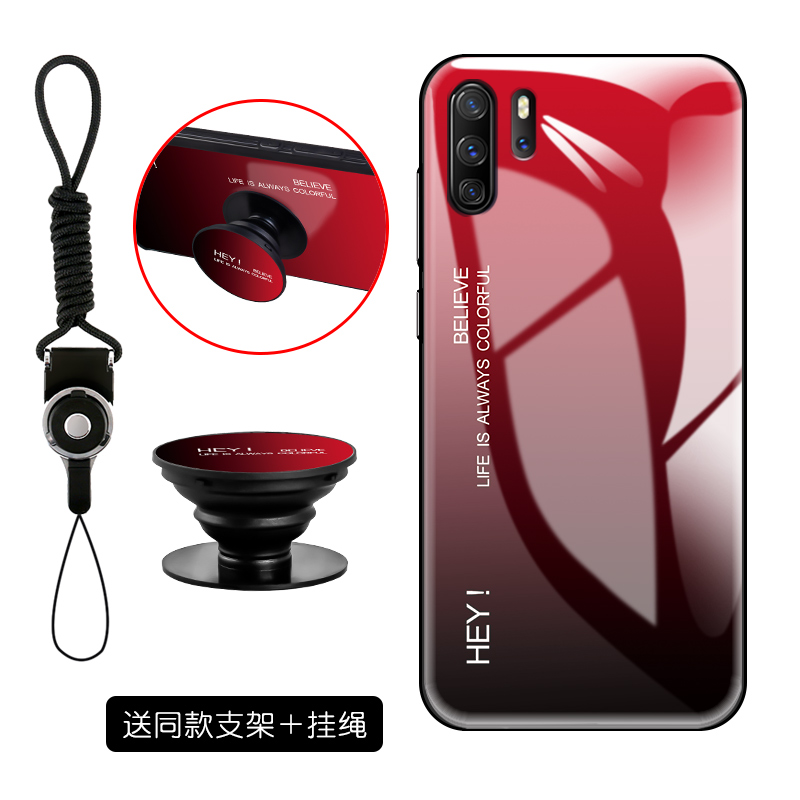 Huawei P30 Pro Kuoret Silikoni Karkaisu Puhelimen, Huawei P30 Pro Kuori Net Red Jauhe