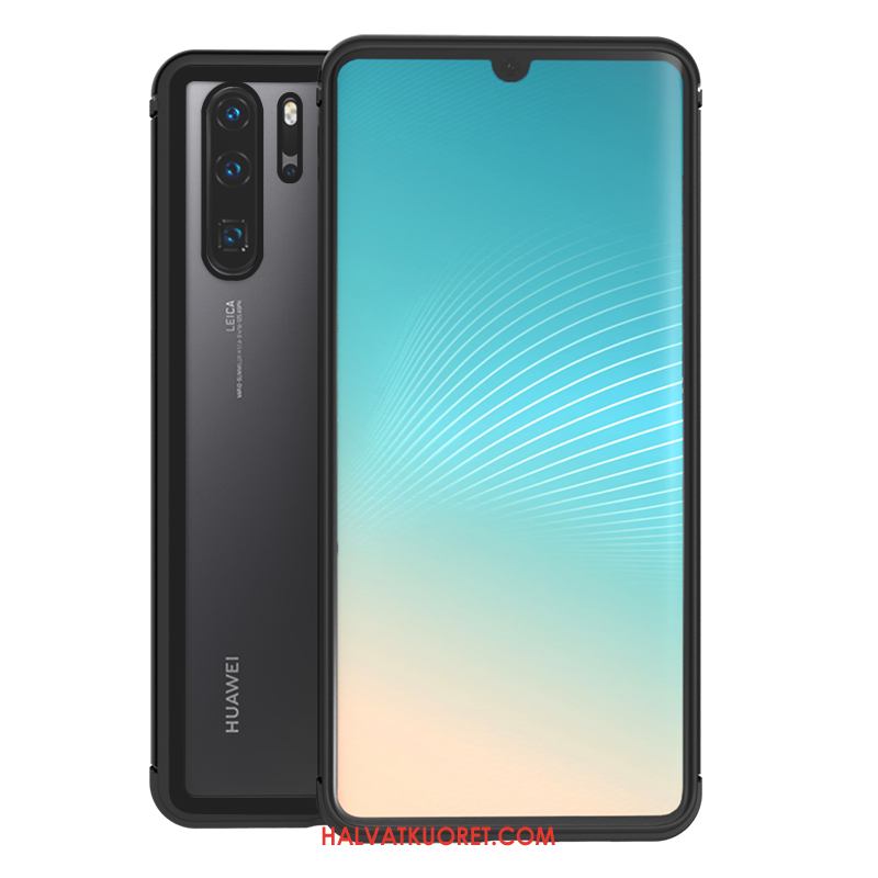 Huawei P30 Pro Kuoret Syvä Väri Suojaus Yksinkertainen, Huawei P30 Pro Kuori Pesty Suede Valkoinen