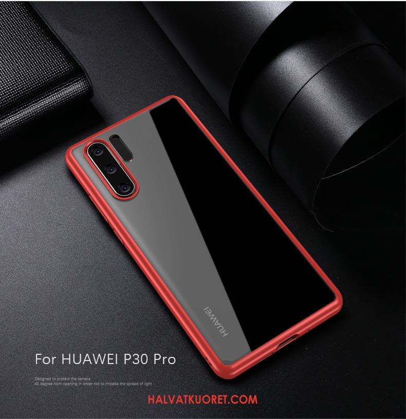 Huawei P30 Pro Kuoret Ylellisyys Silikonikuori Ohut, Huawei P30 Pro Kuori Murtumaton Net Red