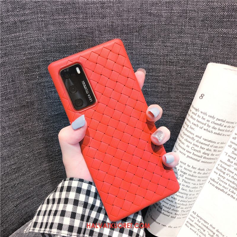 Huawei P40 Kuoret Pesty Suede All Inclusive Pehmeä Neste, Huawei P40 Kuori Murtumaton Hengittävä