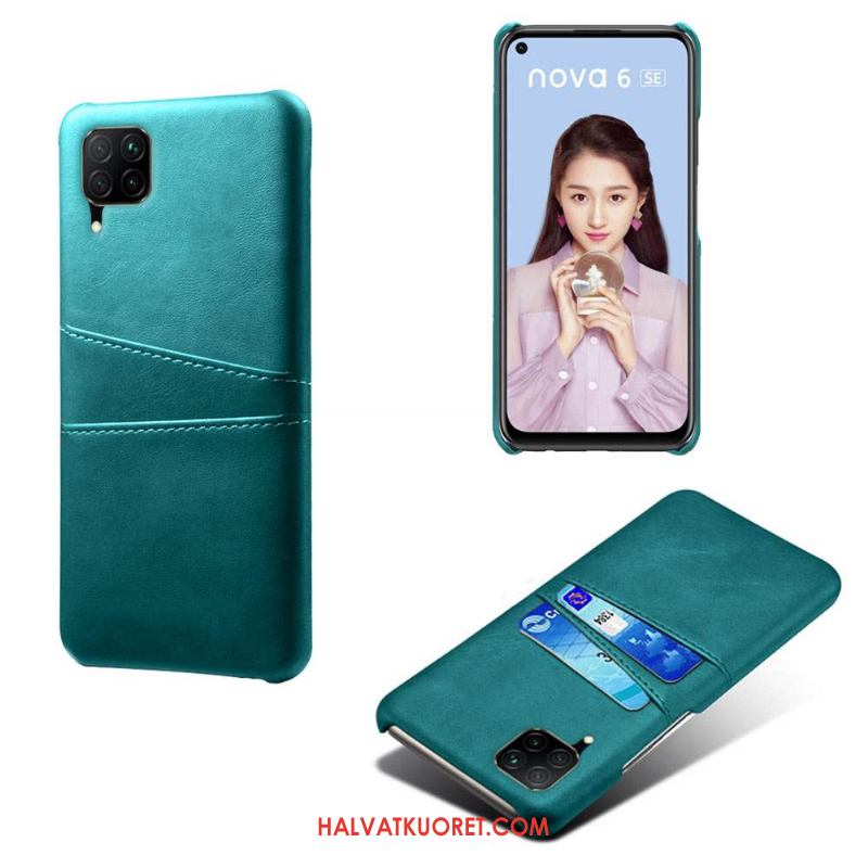 Huawei P40 Lite Kuoret Kova Persoonallisuus Kortti, Huawei P40 Lite Kuori Puhelimen Nahkakotelo