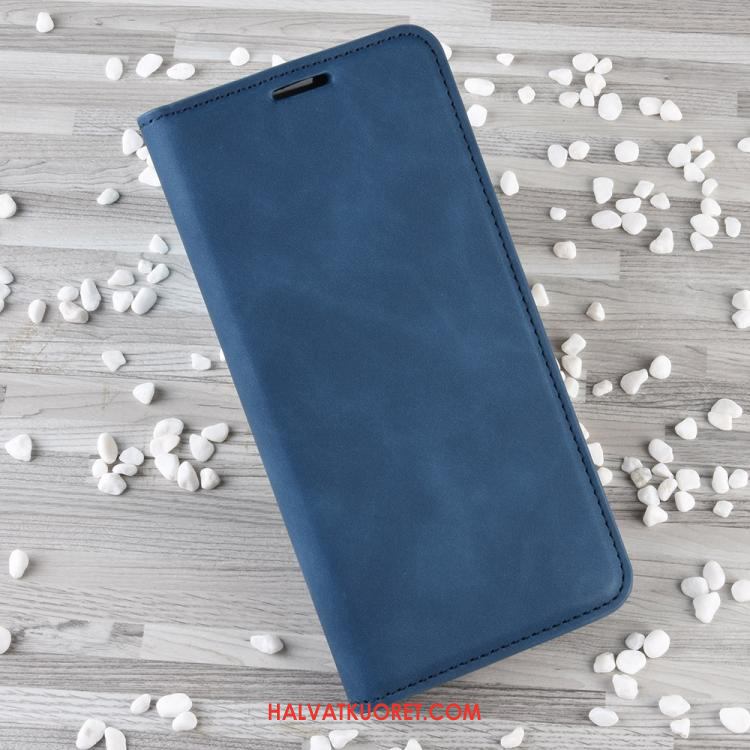 Huawei P40 Lite Kuoret Tuki Harmaa Liiketoiminta, Huawei P40 Lite Kuori Salkku Puhelimen