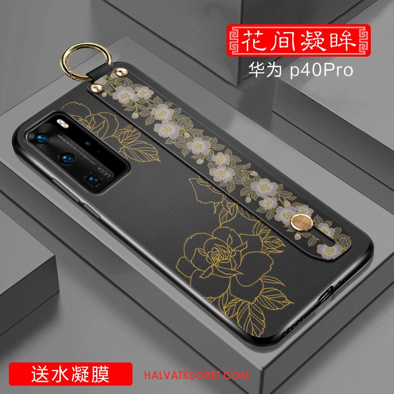 Huawei P40 Pro Kuoret All Inclusive Kotelo Luova, Huawei P40 Pro Kuori Silikoni Puhelimen