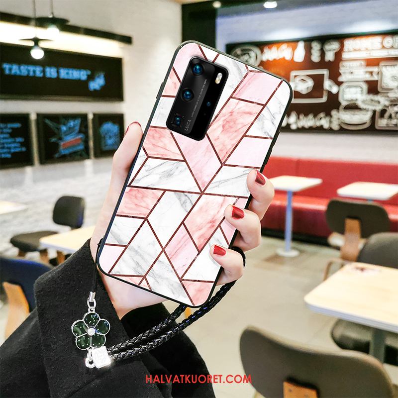 Huawei P40 Pro Kuoret Net Red Geometria Kotelo, Huawei P40 Pro Kuori Murtumaton Puhelimen