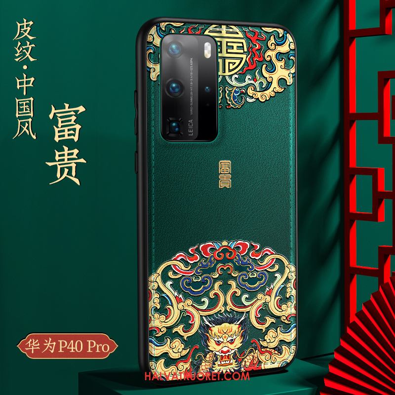 Huawei P40 Pro Kuoret Suojaus Nahka, Huawei P40 Pro Kuori Pehmeä Neste Murtumaton