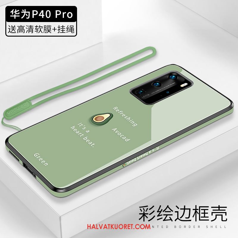 Huawei P40 Pro Kuoret Suojaus Oranssi Trendi, Huawei P40 Pro Kuori Kotelo Net Red