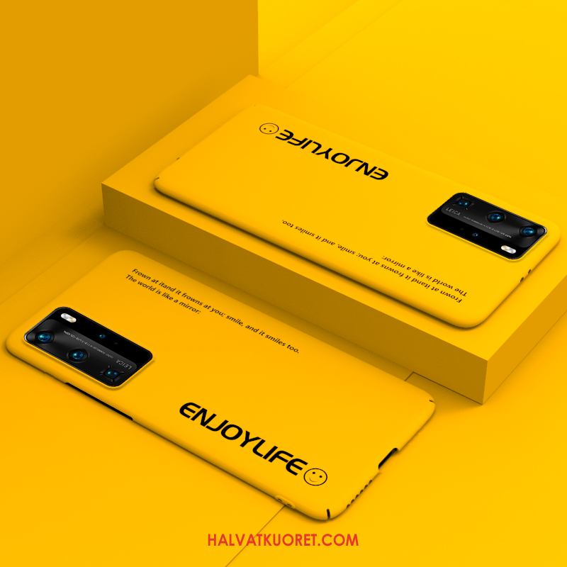 Huawei P40 Pro Kuoret Vihreä Kova All Inclusive, Huawei P40 Pro Kuori Pesty Suede Ohut